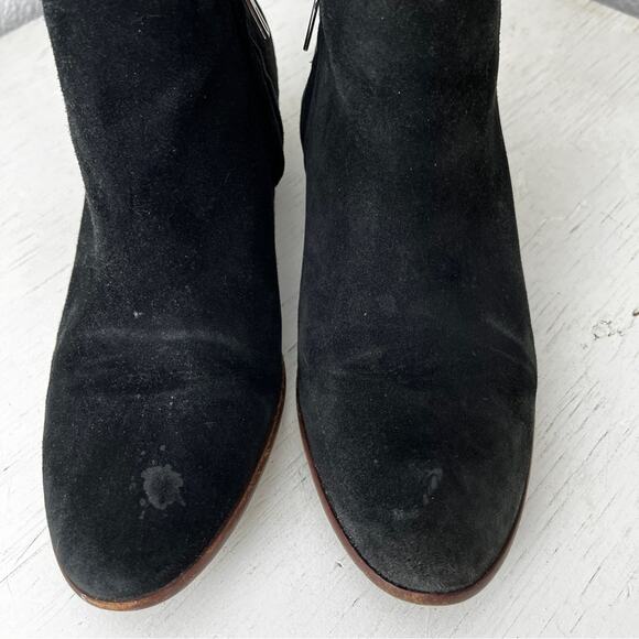 Sam Edelman Petty black suede ankle bootie size 7.5 - Picture 5 of 11